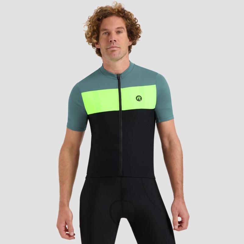 Rogelli Core Block heren fietsshirt korte mouwen - L - nieuw, Rogelli, Rogelli, Rithmeesterpark 9, 4838 GZ Breda, Nieuw