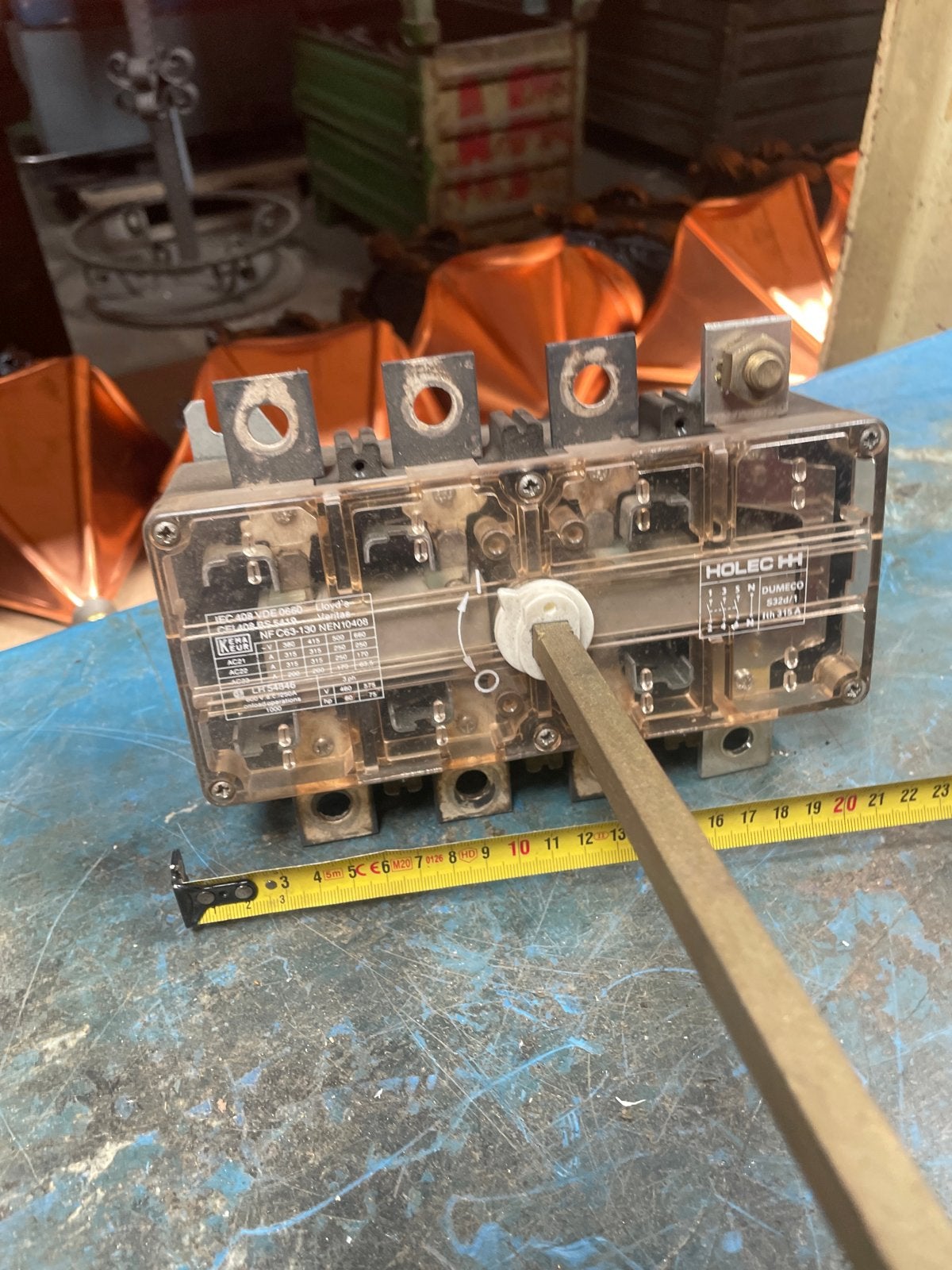 Holec HH Dumeco S32d/1 Lastscheider 315A, Ophalen, Gebruikt