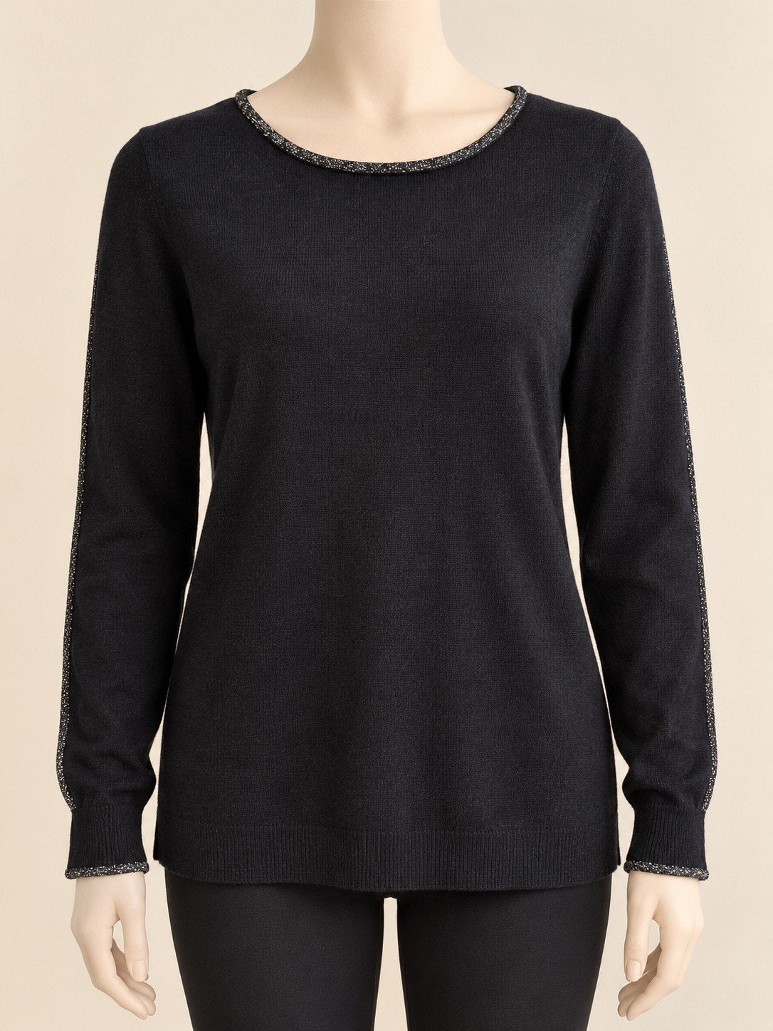 Jazlyn Trui Donkerblauw Maat L - Zo goed als nieuw, Kleding | Dames, Jazlyn, Maat 42/44 (L), Zo goed als nieuw, Verzenden