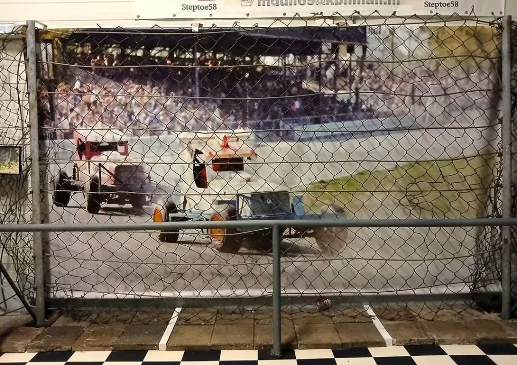 NACO Baarlo Stockcar F1 catchfence met foto, Ophalen, Gebruikt, Auto's