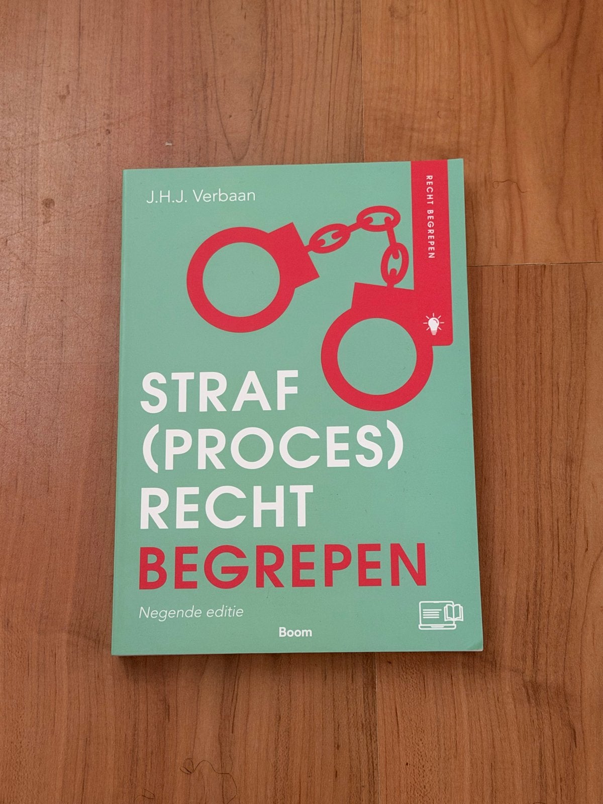 Straf(proces)recht Begrepen - J.H.J. Verbaan (Negende editie, Ophalen of Verzenden, Gamma, Zo goed als nieuw, HBO