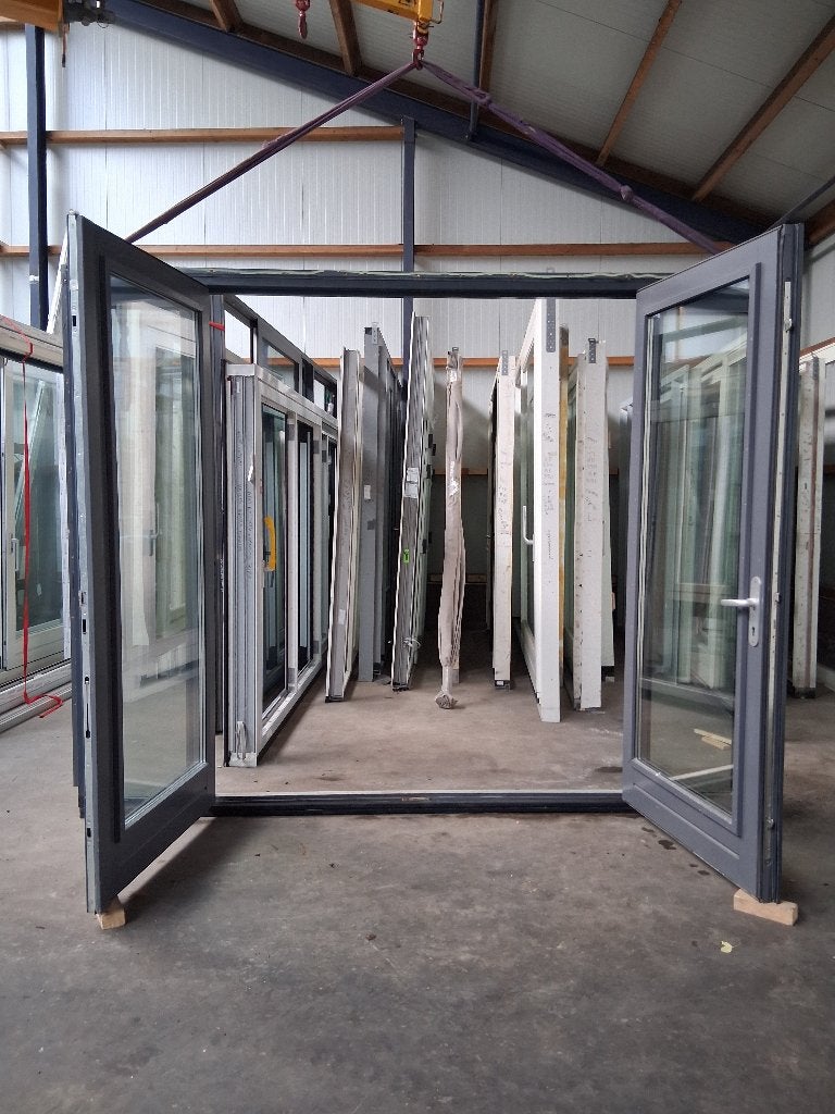 Tuindeurkozijn Triple glas bezorgen factuur mogelijk, Doe-het-zelf en Verbouw, Gebruikt, Deurkozijn, 225 cm of meer, Ophalen of Verzenden