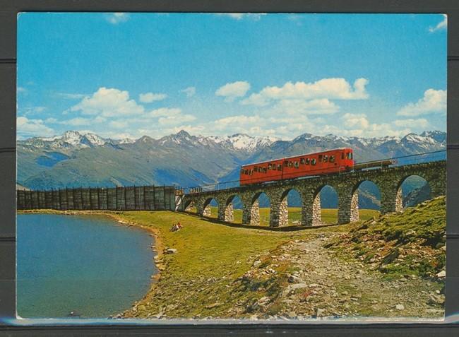 Locomotief Lok Parsenn Bahn Foto-Ansichtkaart Trein t-218, Ophalen of Verzenden, Zo goed als nieuw, Trein, Kaart of Prent