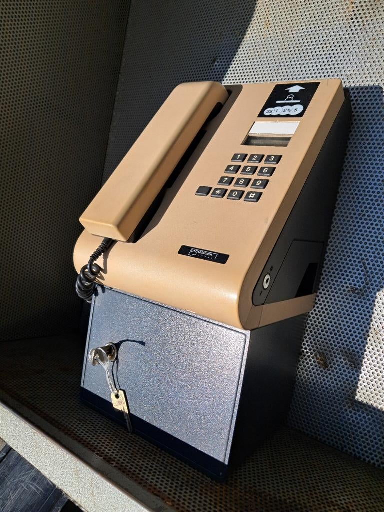 Munttelefoon ptt coinvox 10 21-0159 jaren 80e /90e, Verzamelen, Automaten | Overige, Ophalen, Eu, Gebruikt, Eu