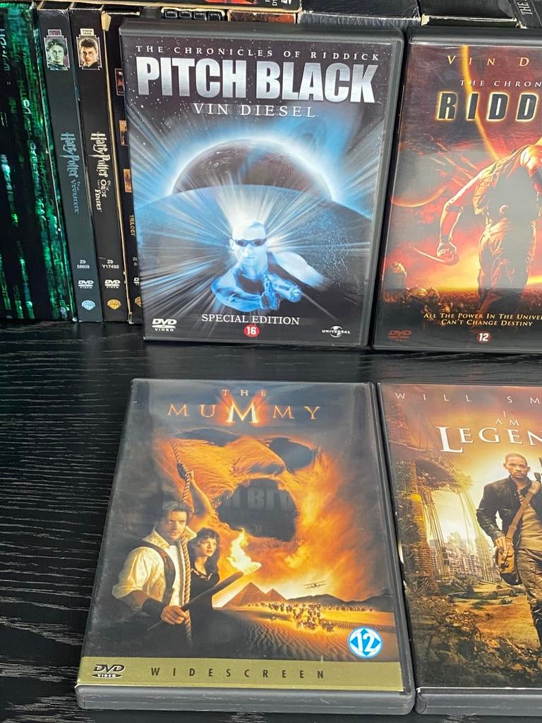 Action Adventure DVD bundel – Pitch Black The Mummy, Vanaf 12 jaar, Ophalen of Verzenden, Zo goed als nieuw