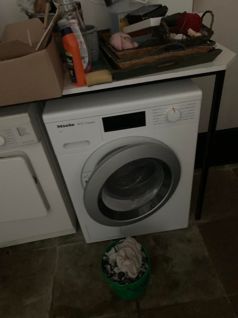 Miele Wasmachine en Droger Set - W1 Classic, Witgoed en Apparatuur, Wasmachines, Ophalen of Verzenden, Zo goed als nieuw, 1200 tot 1600 toeren