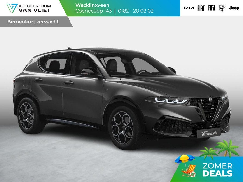 Alfa Romeo Tonale 1.3 Ibrida Plug-In Q4 270pk AWD Ti | 18" |, Auto's, Alfa Romeo, Automaat, 4 cilinders, 150 min, Bedrijf