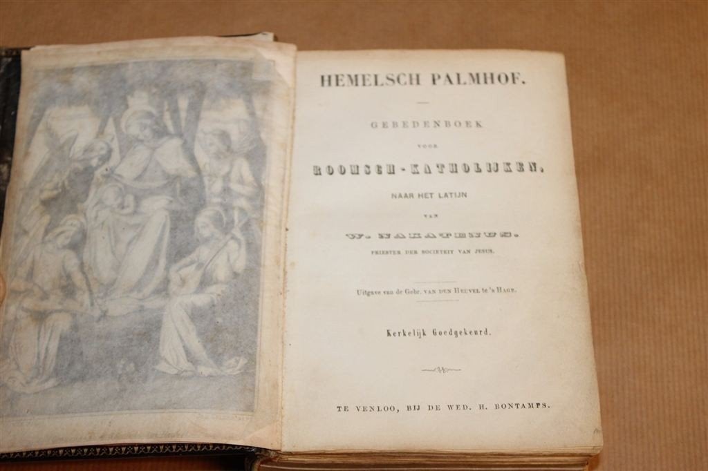 Hemelsch Palmhof — Gebedenboek met Staalgravures [1846], Antiek en Kunst, Antiek | Boeken en Bijbels, Ophalen of Verzenden