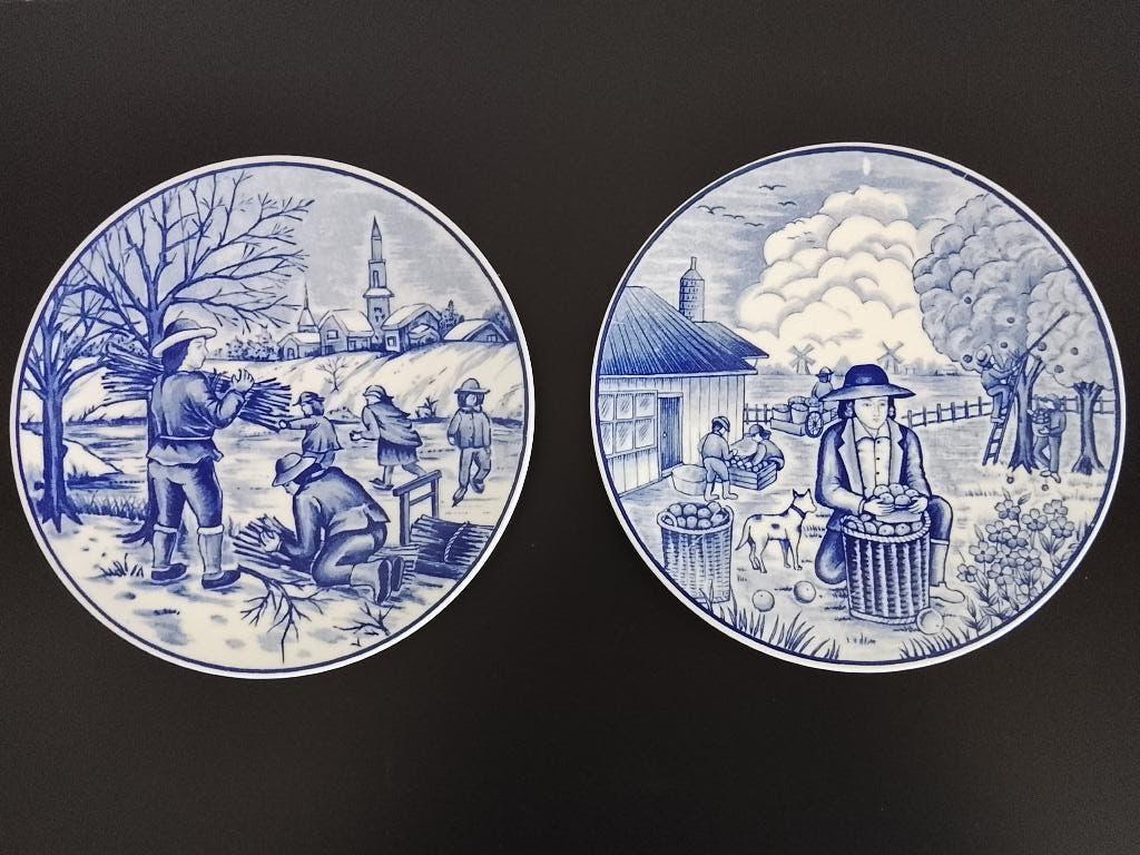 Delfts Blauw Handwerk borden 1950-1990, Verzenden