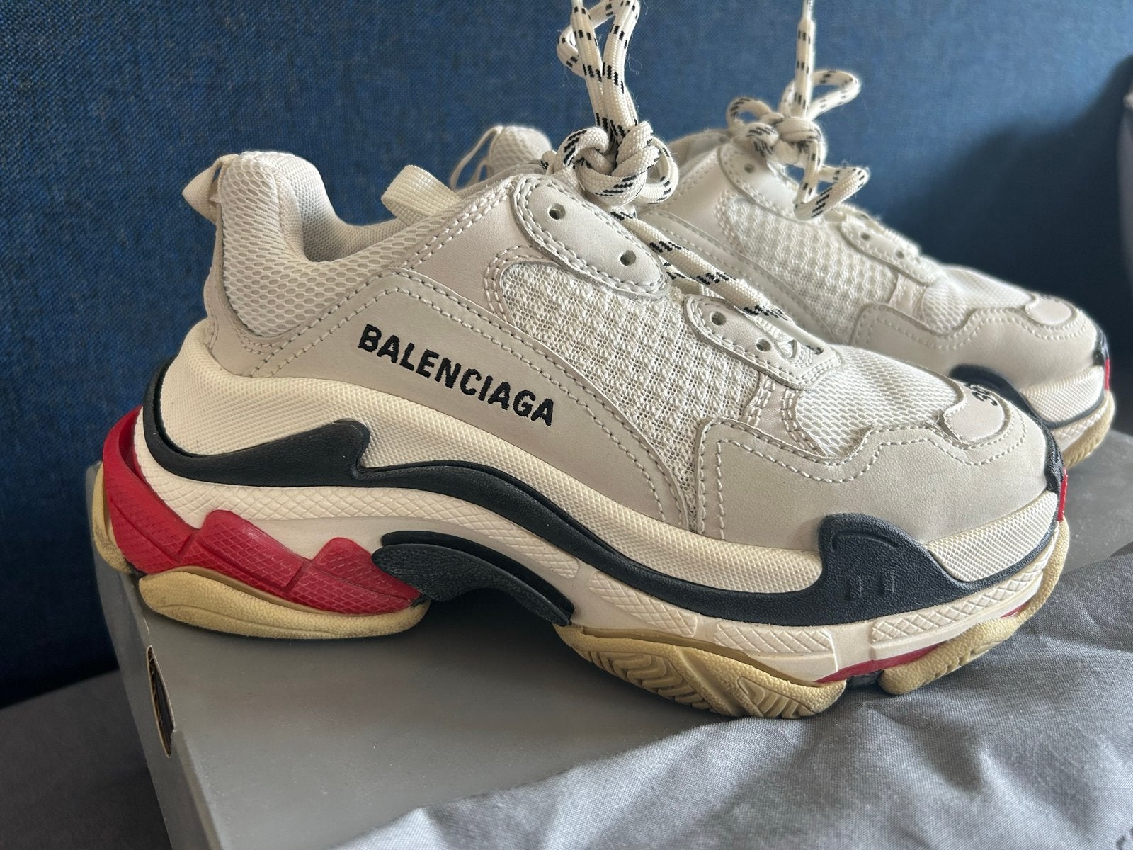 Balenciaga Triple S Sneakers - Maat 36, Overige kleuren, Ophalen of Verzenden, Sneakers of Gympen, Zo goed als nieuw