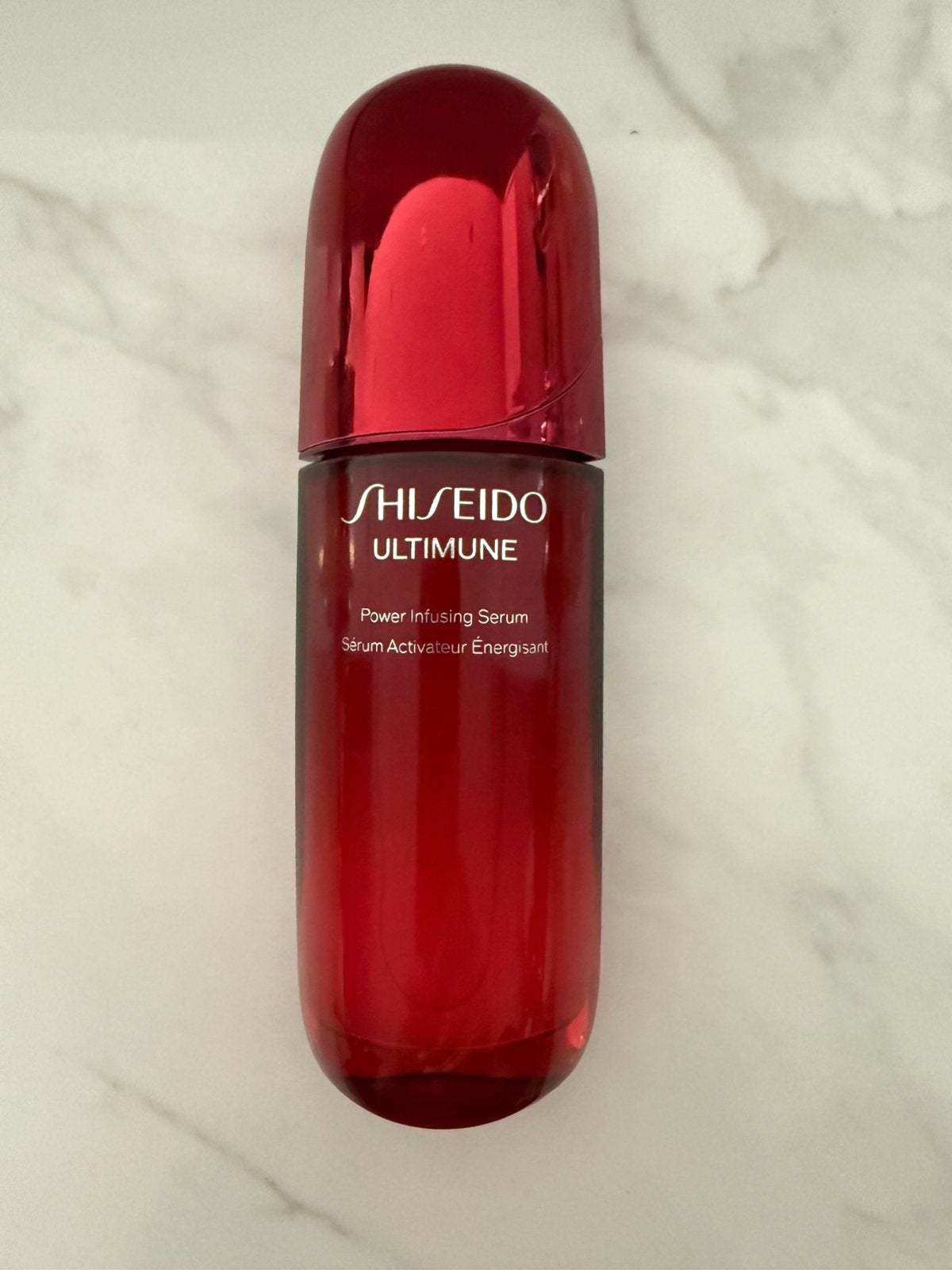 Shiseido serum 75ml, Ophalen of Verzenden, Zo goed als nieuw, Gehele gezicht