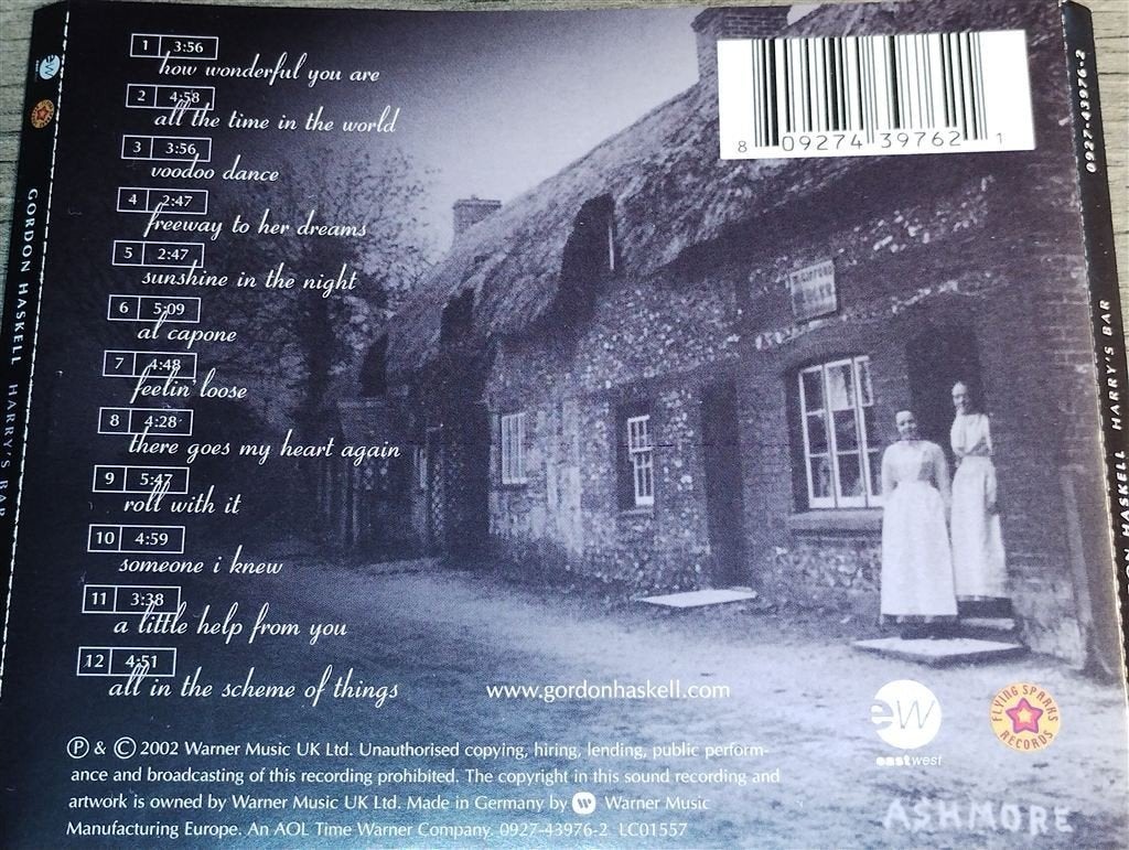 Gordon Haskell - Harry\'s Bar, Ophalen of Verzenden, Zo goed als nieuw, Jazz