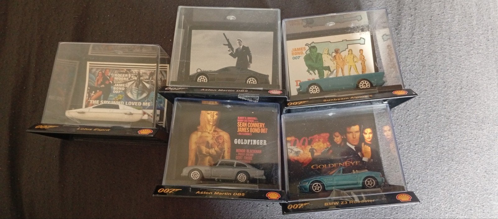 Complete Set van 5 James Bond 007 Modelauto's - Shell Collec, Ophalen of Verzenden