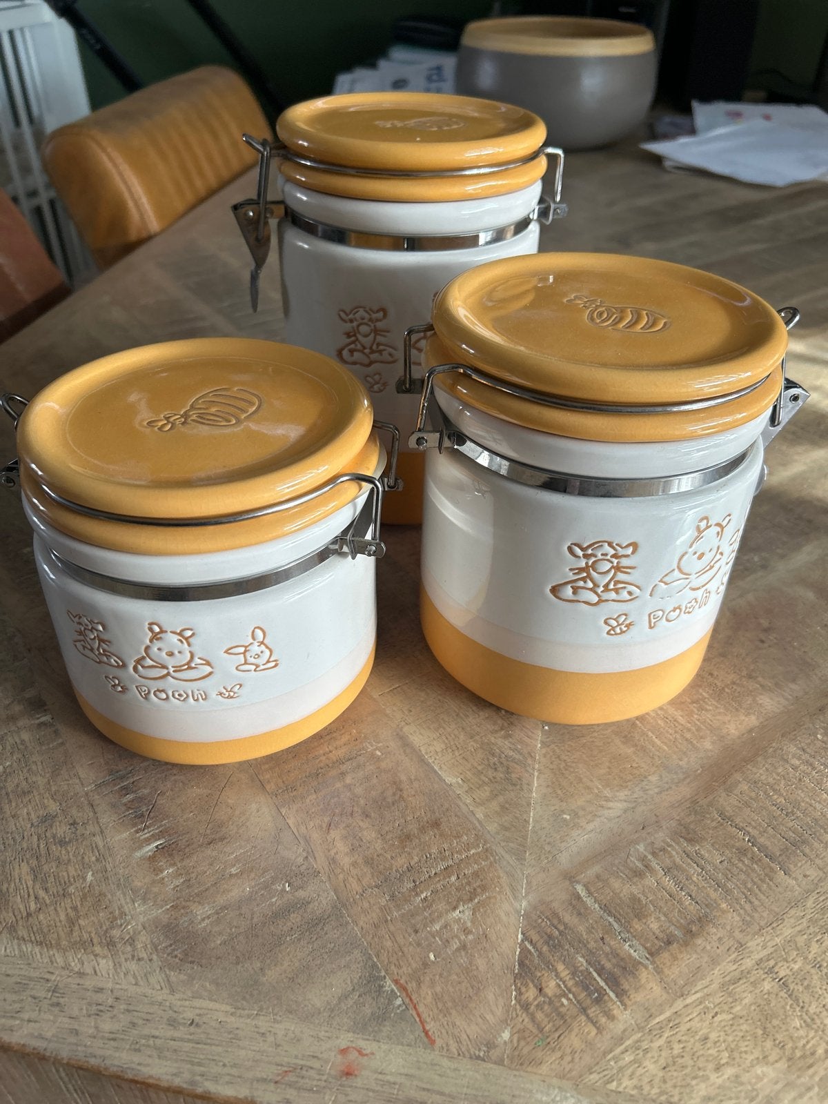 Unieke Disney Winnie de Poeh Weckpotten - Nieuwstaat, Ophalen, Vintage, Disney, Steen/keramiek