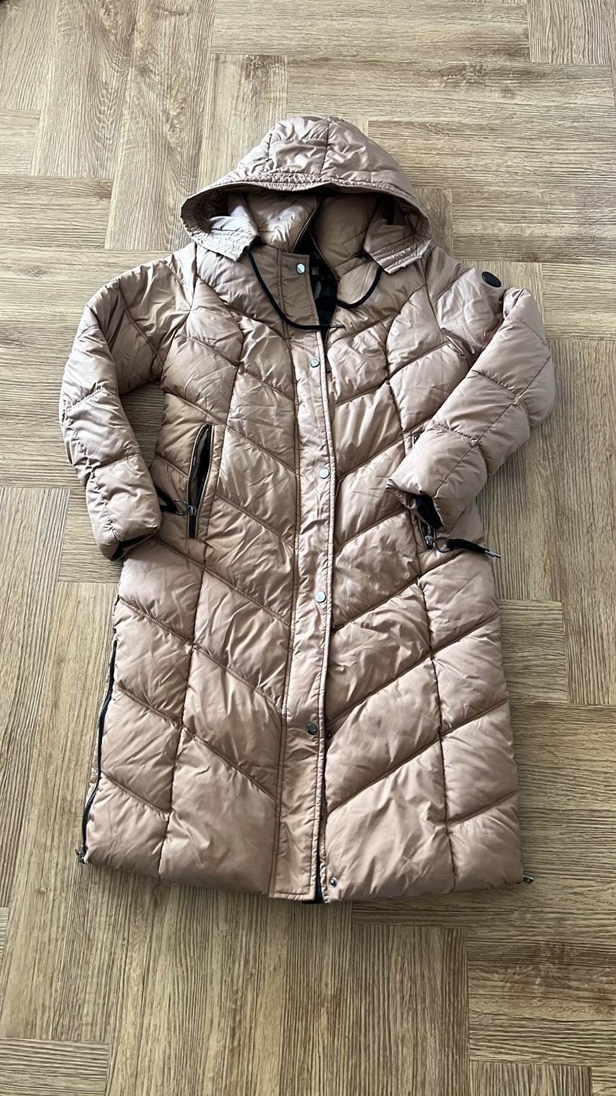Jas beige, Ophalen of Verzenden, Zo goed als nieuw, Maat 36 (S), Beige