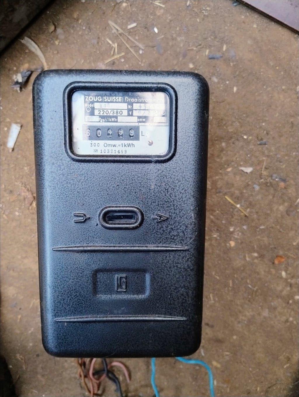 ZOUGSUSSE  Elektriciteitsmeter/ tussenmeter  220/380V, Doe-het-zelf en Verbouw, Ophalen, Gebruikt, Overige merken, Overige typen