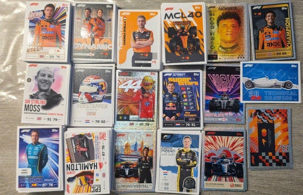 Topps F1 Turbo Attax 2026, Ophalen of Verzenden, Zo goed als nieuw, Meerdere plaatjes