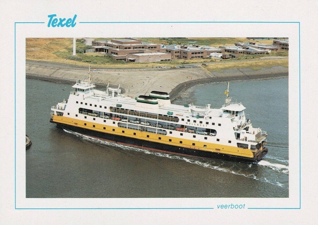 Texel Veerboot  Molengat 23, Verzamelen, Ophalen of Verzenden, 1980 tot heden, Ongelopen, Waddeneilanden