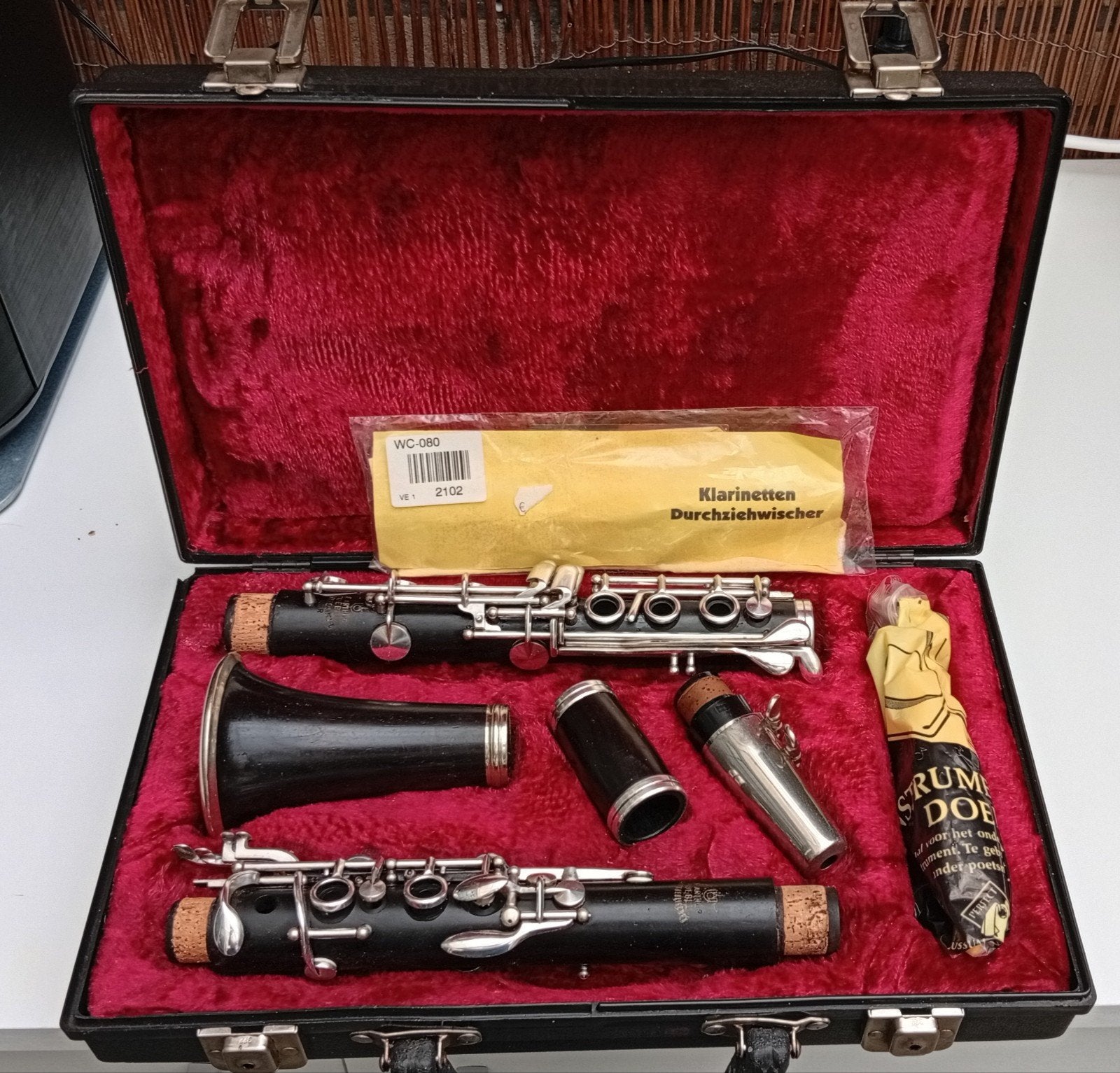 Klarinet Atelier Reform Böhm Verzilverde Arthur Uebel Klar., Muziek en Instrumenten, Blaasinstrumenten | Klarinetten, Bes-klarinet