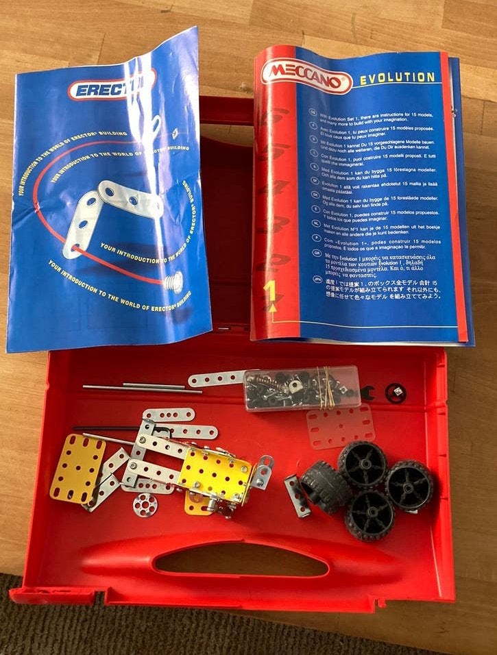 Meccano, Ophalen, Gebruikt