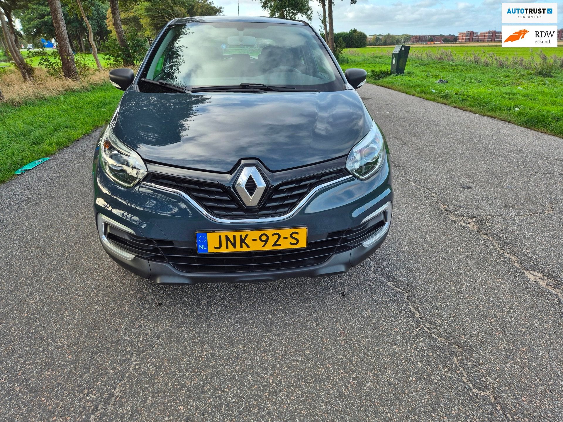 Renault CAPTUR 0,9 TCe Life Airco 2019 lage kmst 1e eig.Pack, Auto's, Stof, Gebruikt, Blauw, 620 kg