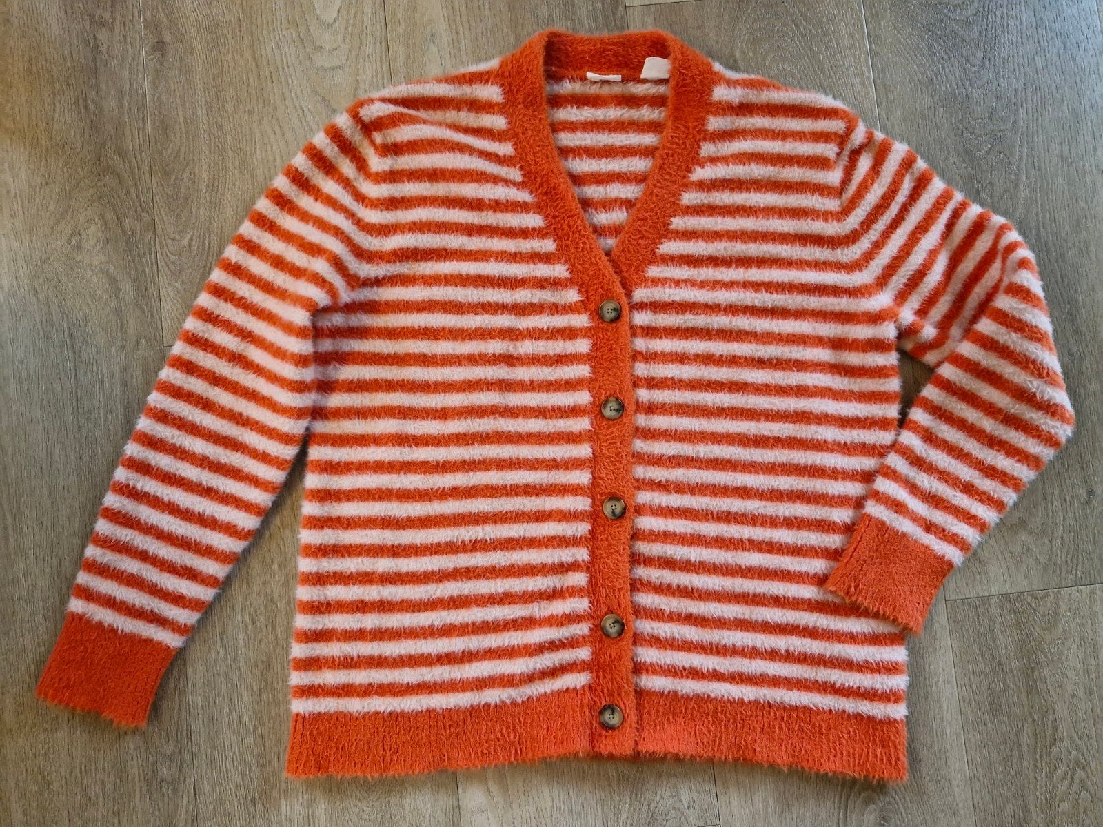 Levi’s vrolijk gestreept fluffy zacht vest mt S zgan, Overige kleuren, Ophalen of Verzenden, Zo goed als nieuw, Maat 36 (S)