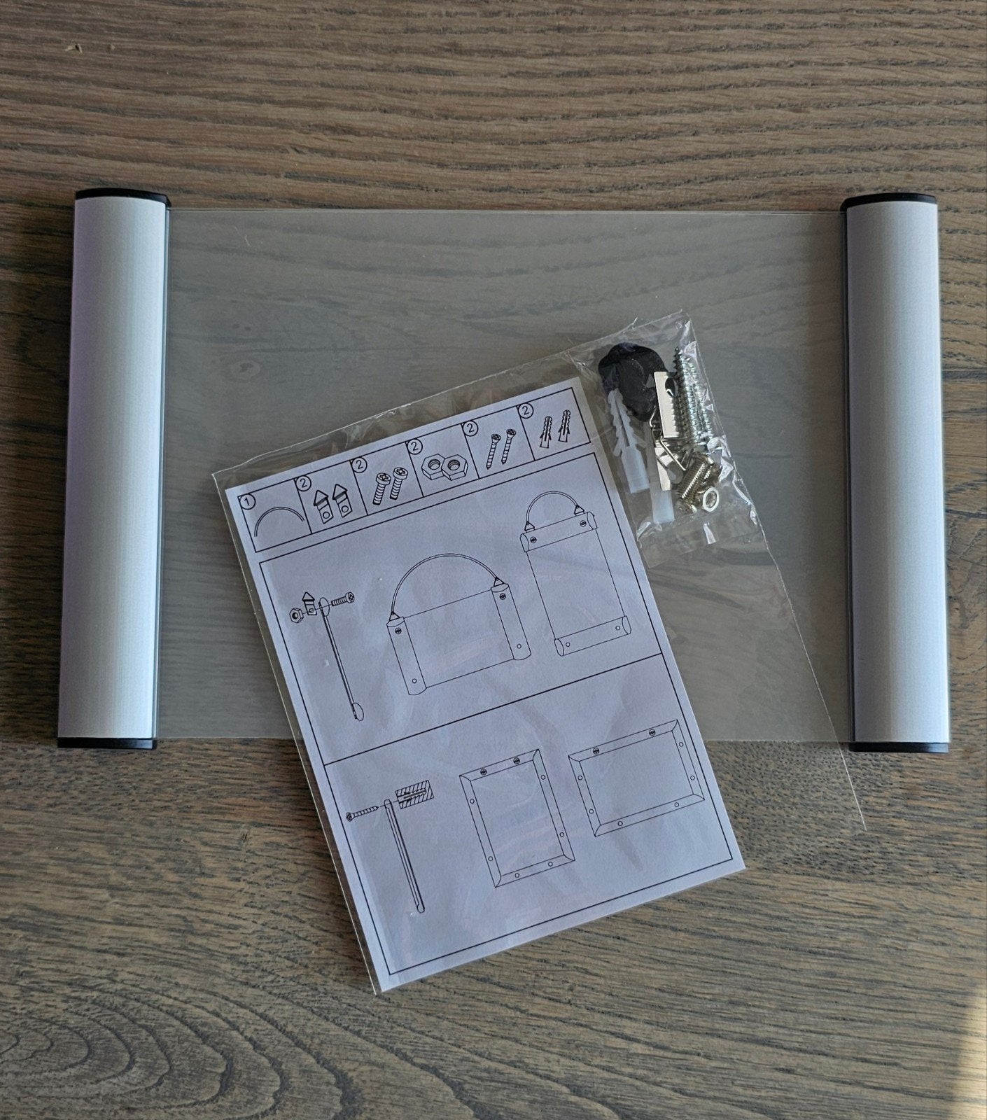 Naamborden plexiglas, Huis en Inrichting, Woonaccessoires | Lijsten, 24 cm, Kunststof, Clicklijst, Onbekend