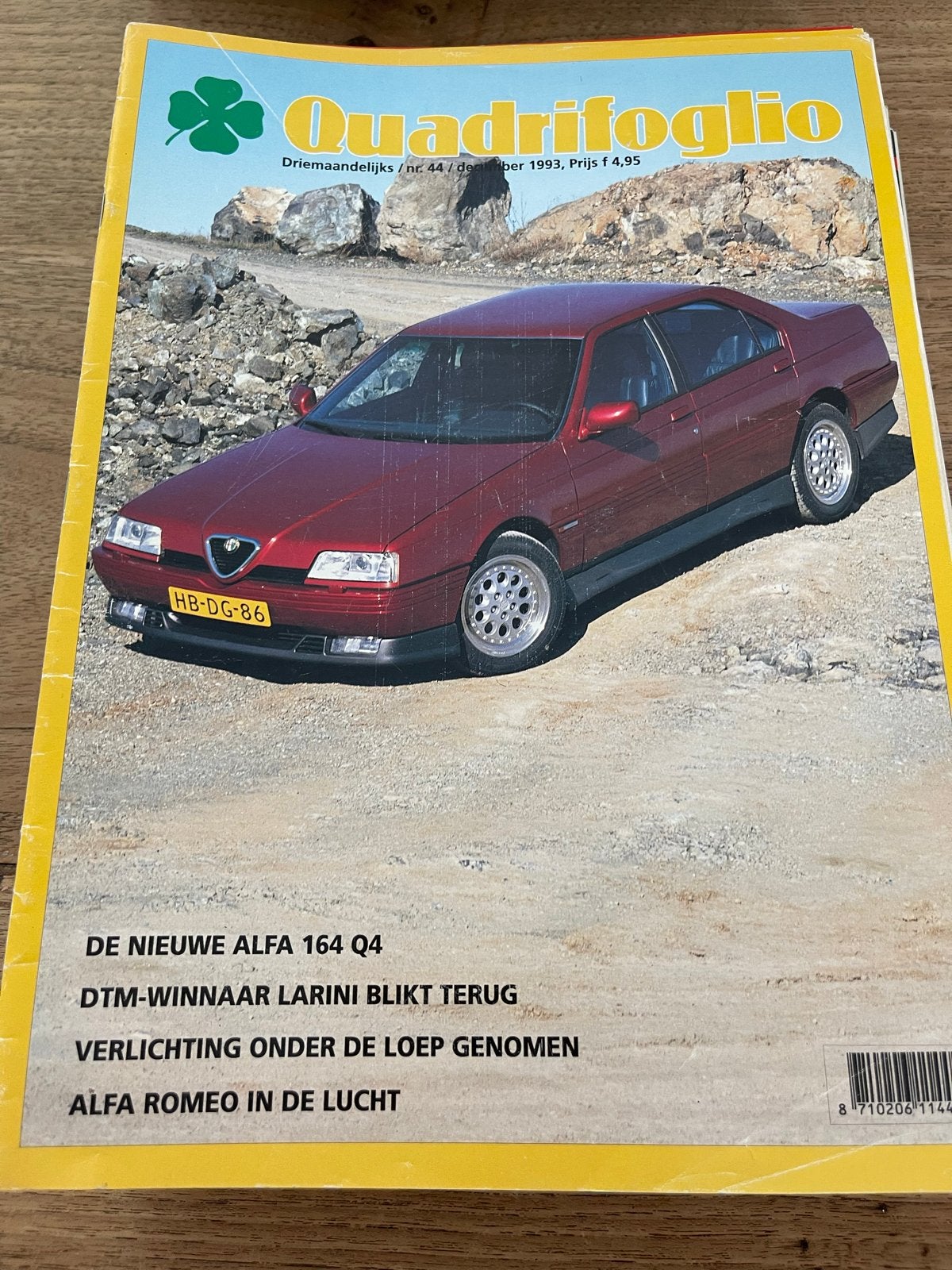 Quadrifoglio Magazine - Alfa Romeo 164 Q4 (december 1993), Ophalen of Verzenden, Zo goed als nieuw, Alfa Romeo