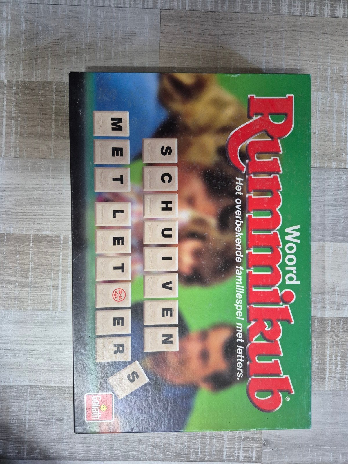 Woord Rummikub - Het overbekende familiespel met letters, Drie of vier spelers, Ophalen of Verzenden, Gebruikt, Goliath