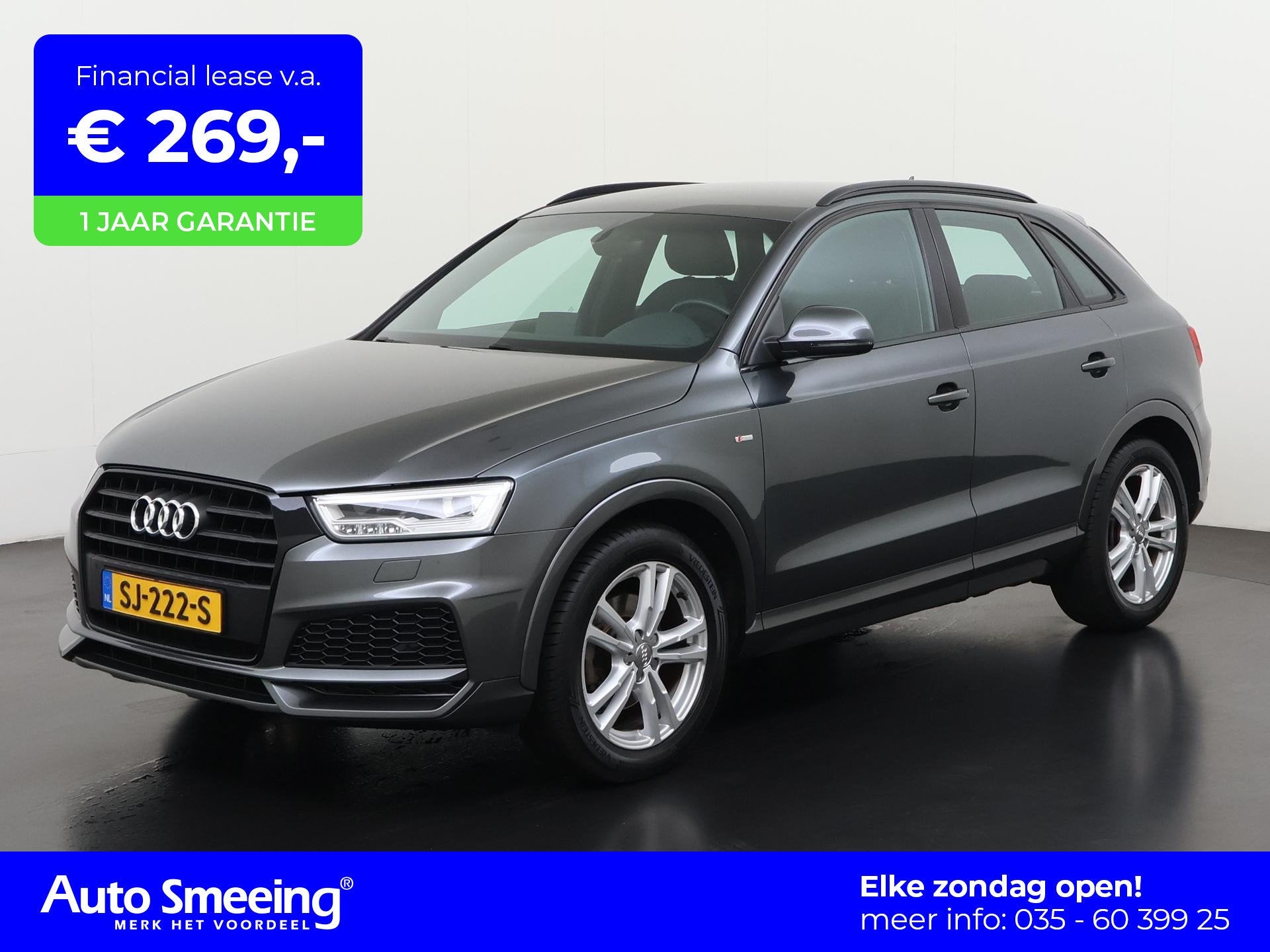 Audi Q3 1.4 TFSI S-Line Sport S-Tronic | Camera | Stoelverwa, Auto's, 12 maanden, 1380 kg, Euro 6, 4 cilinders