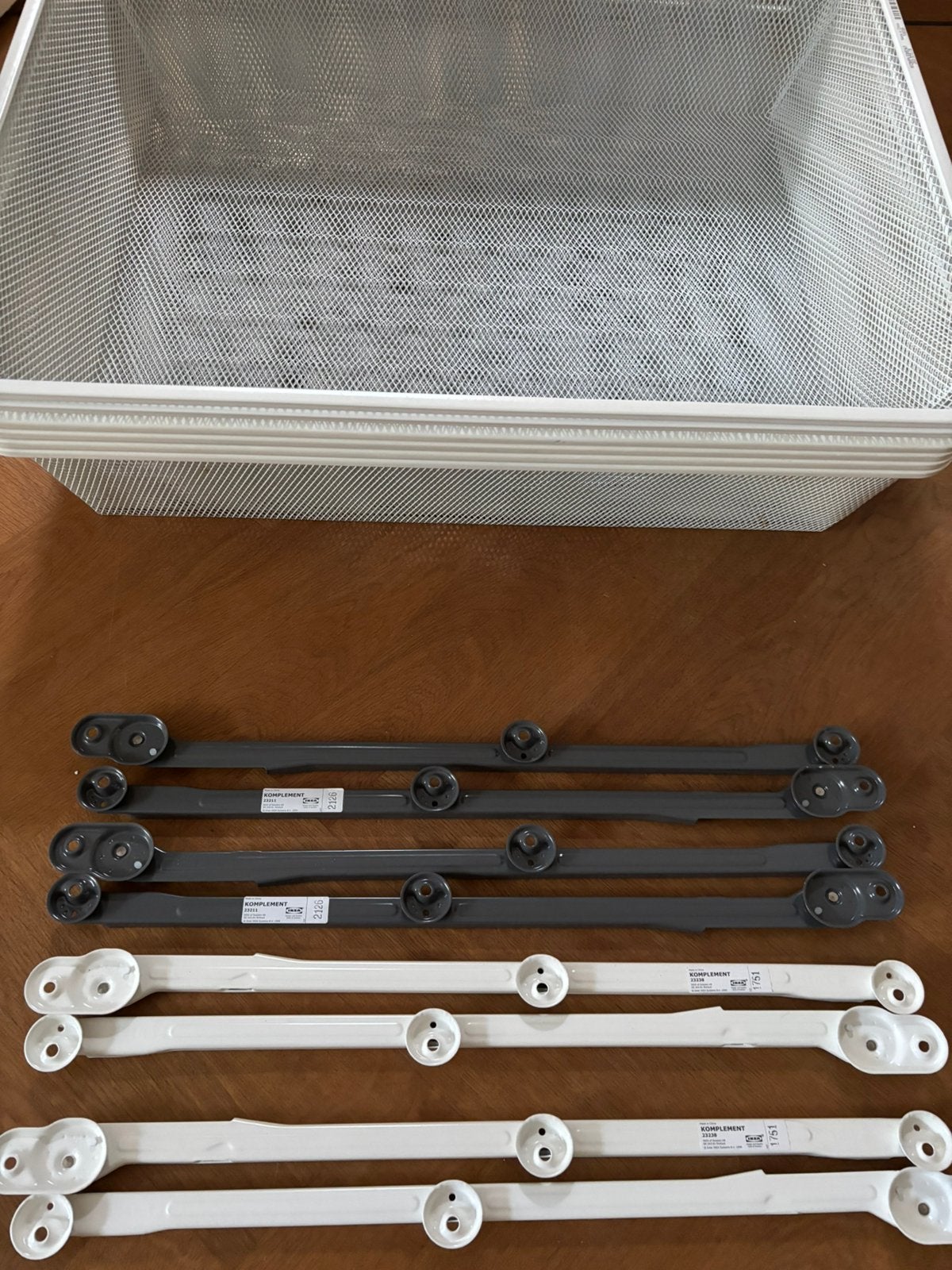 Ikea komplement draadmand x 6 voor pax kast, Ophalen, Gebruikt, Metaal