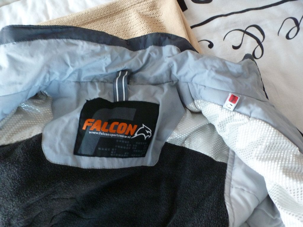 SNEEUWSTOPPER jas FALCON ZWART M -GRATIS zend, Kleding | Heren, Verzenden, Zo goed als nieuw, Maat 48/50 (M), Jack
