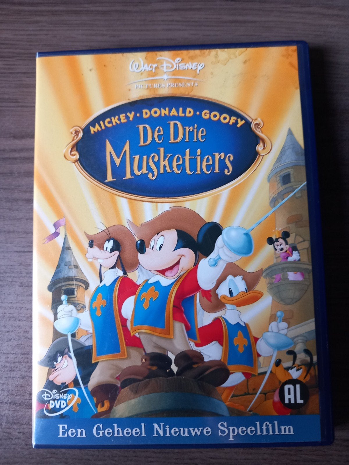 Disney DVD: Mickey, Donald, Goofy - De Drie Musketiers, Avontuur, Gebruikt, Alle leeftijden, Ophalen of Verzenden