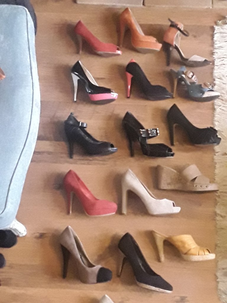 Naaldhakken pumps laarsjes, Ophalen, Zo goed als nieuw, Zwart