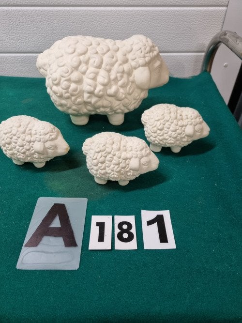 schapen porselein 4x, Ophalen of Verzenden, 'T Olde Gre-j, Info@toldegrej.nl, Endepoelstraat 20f Didam