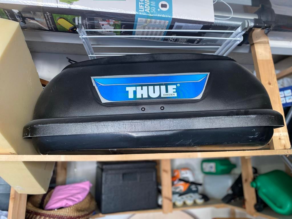 Thule Dakkoffer -  ompleet met beugel  voor Reizen, Auto diversen, Dakkoffers, Ophalen of Verzenden, Gebruikt