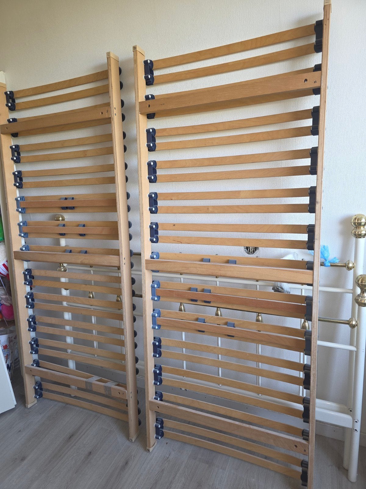 spijlenbed zónder matras., Huis en Inrichting, Slaapkamer | Matrassen en Bedbodems, Ophalen, Tweepersoons, 160 cm