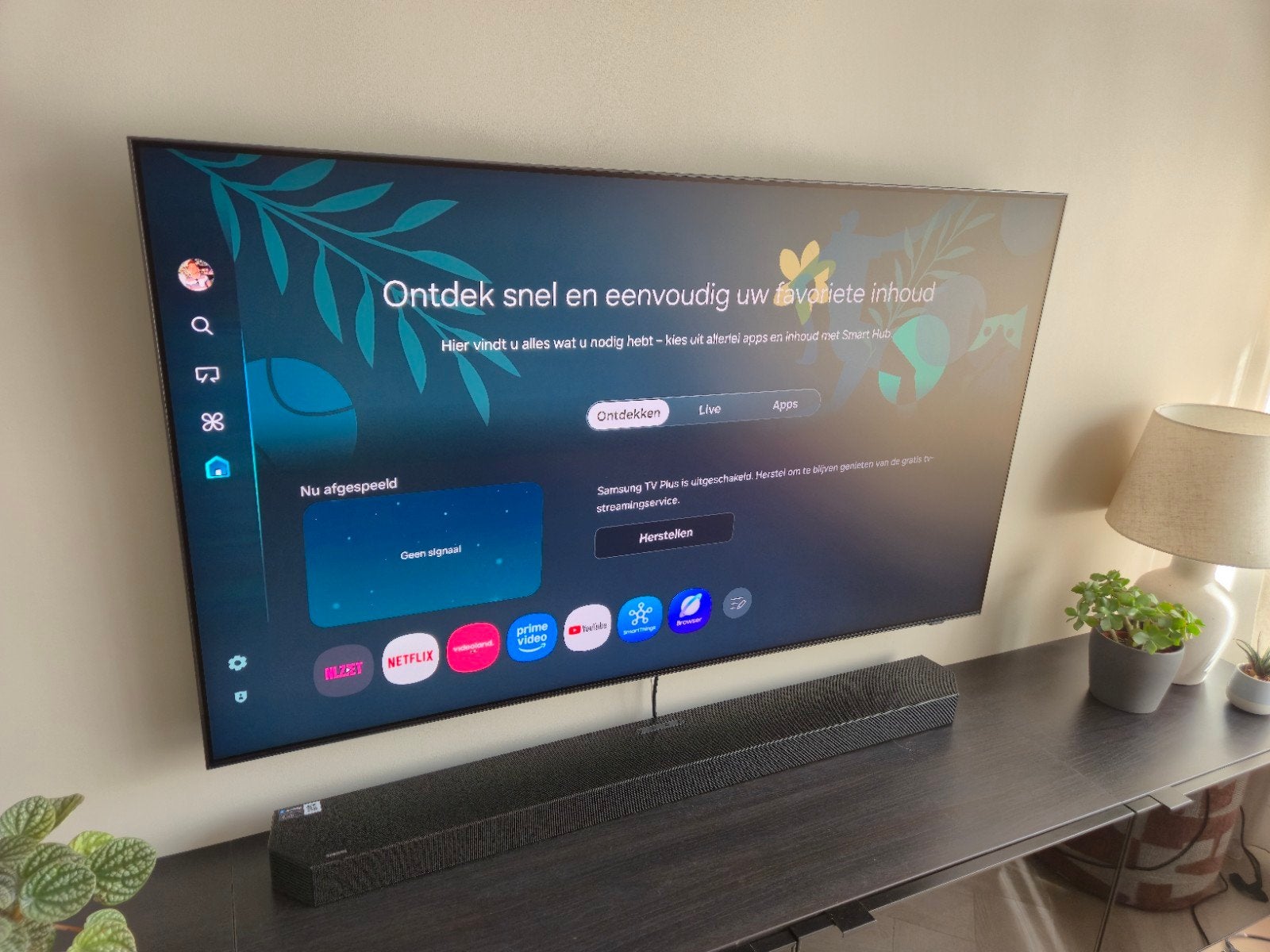 Samsung 55" neo Qled 2026 nieuwstaat qn90f, Ophalen, QLED, 120 Hz, Zo goed als nieuw