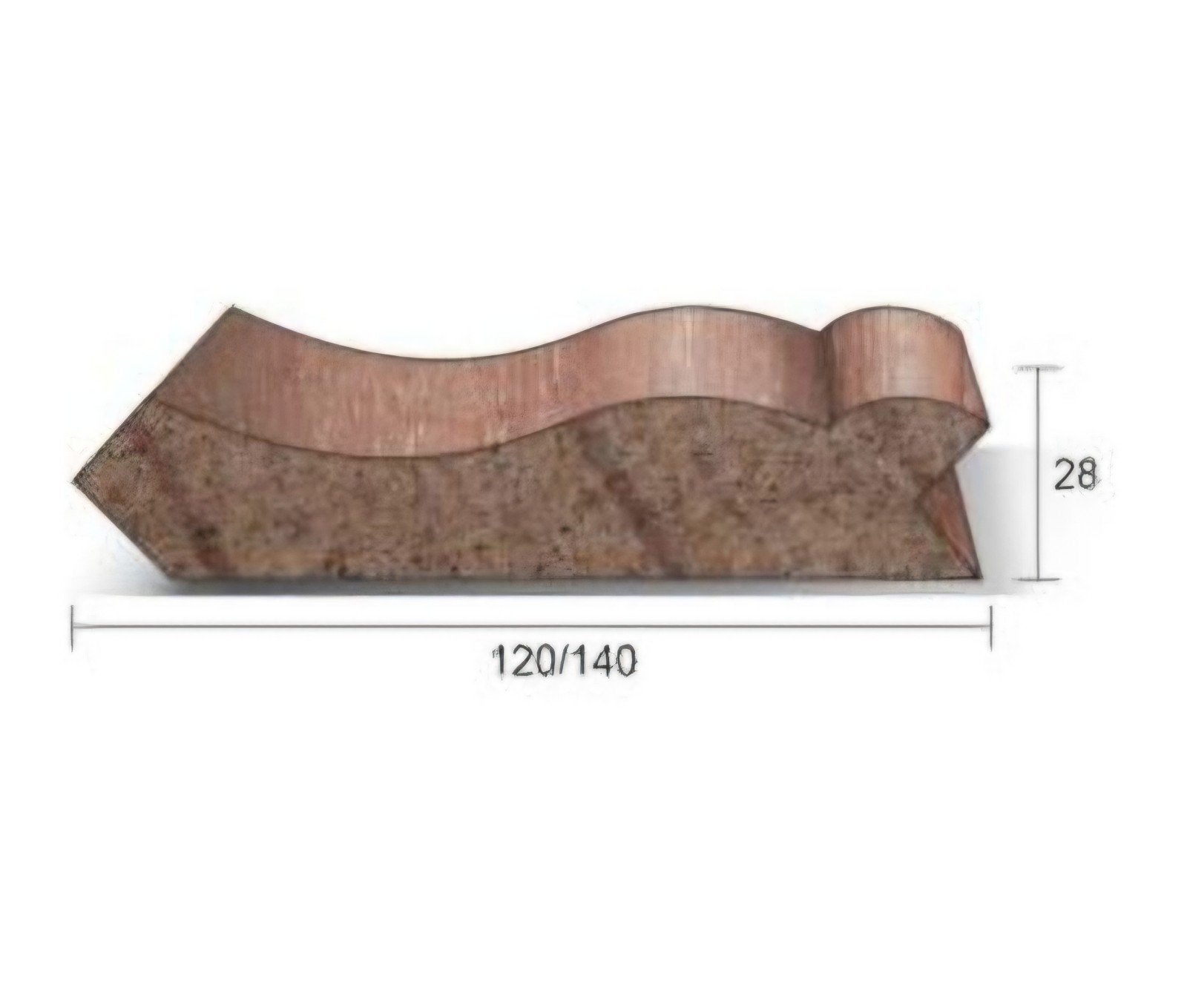 2 gootlijsten Meranti, wit gegrond, lengte 480 cm per lijst, Ophalen, 25 tot 50 mm, Overige typen, Nieuw