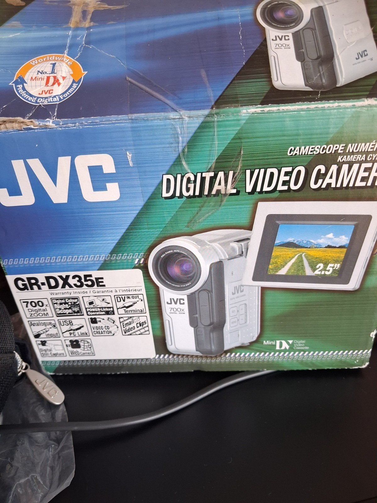 JVC GR-DX35E Mini DV digitale videocamera, Audio, Tv en Foto, Videocamera's Digitaal, Mini dv, Gebruikt, JVC, Camera