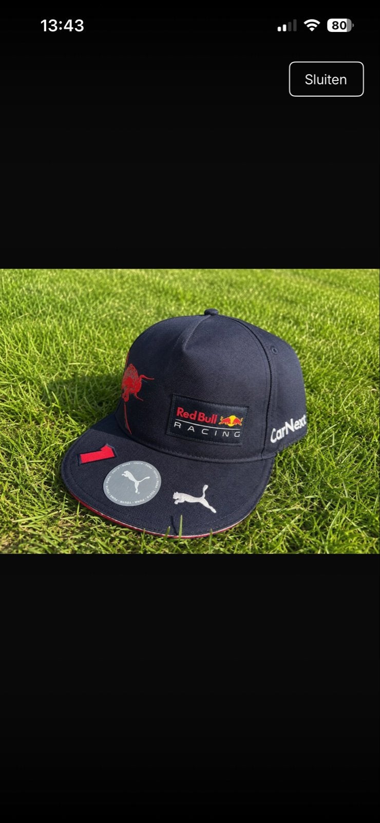 Red Bull Racing Pet - Zo goed als nieuw (8-12 jaar), Jongen of Meisje, Ophalen of Verzenden, 146 t/m 152, Pet