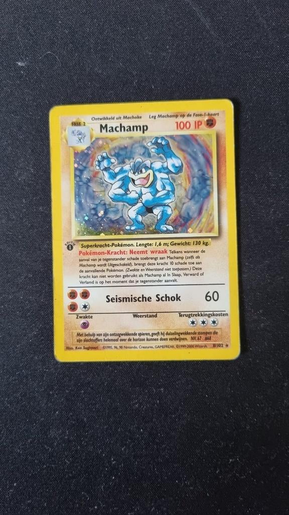 Machamp (BS 8), Ophalen of Verzenden, Gebruikt, Losse kaart, Foil
