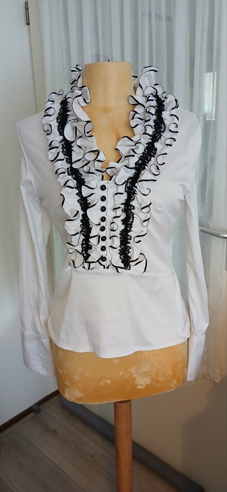 schattige blouse met roezels mt M, Maat 38/40 (M), Overige kleuren, Verzenden, Nieuw