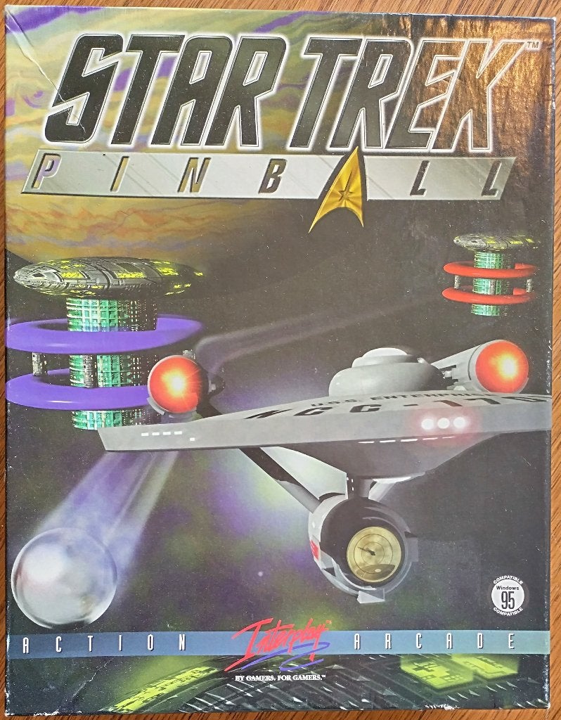 ALLEEN BIGBOX, GEEN CD-ROM!!! Star Trek Pinball (1998), Spelcomputers en Games, Gebruikt, Overige genres, 1 speler, Ophalen of Verzenden