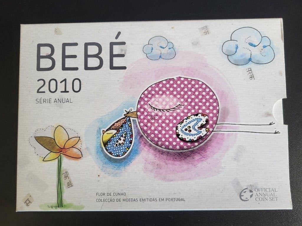 Baby BU euromunten jaarset 2010 Portugal, Ophalen of Verzenden, Portugal, Overige waardes, Setje