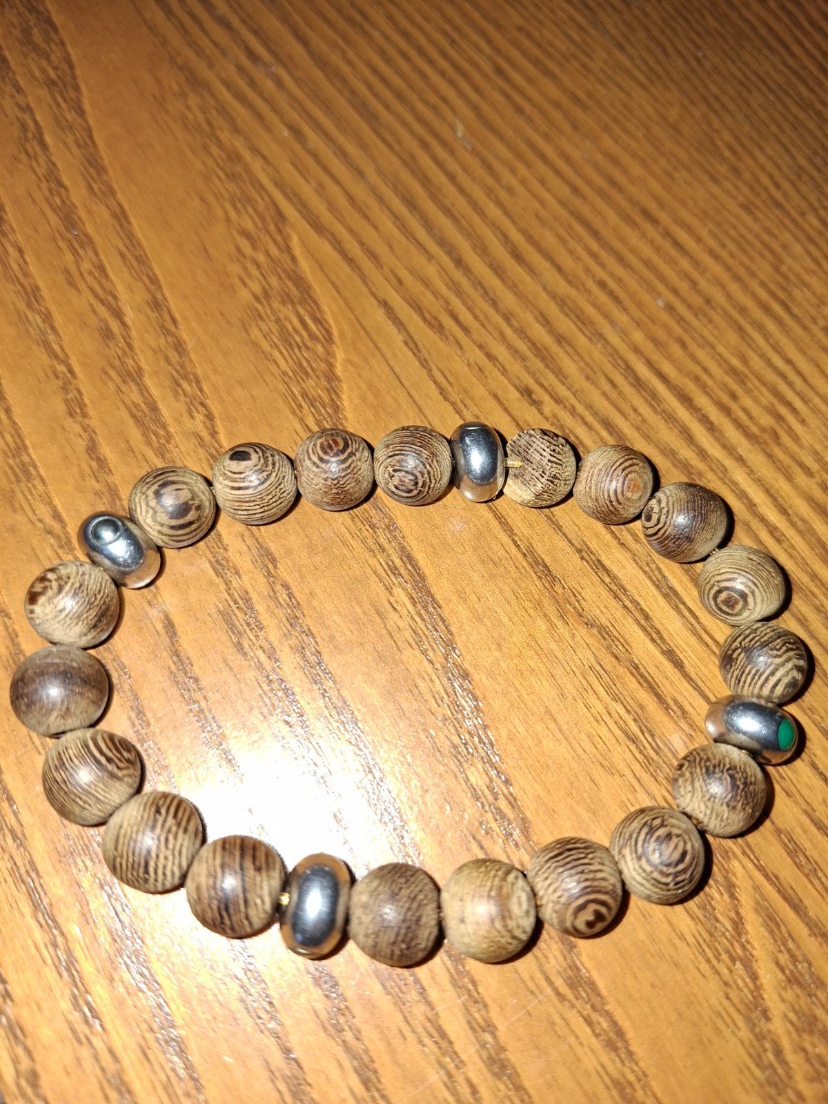 Agarhout (Oudh) armband met magneten & groene agaat (Custom), Ophalen of Verzenden