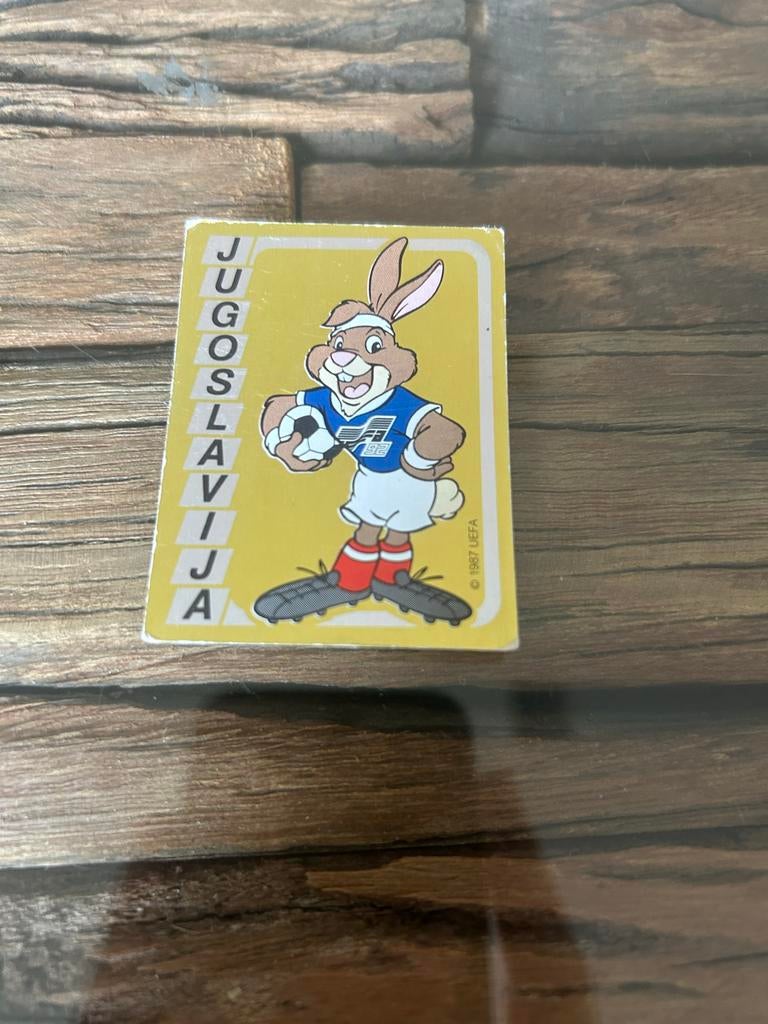 Panini Euro '92 Sticker #66 Joegoslavië Berni, Ophalen of Verzenden, Zo goed als nieuw, Sticker