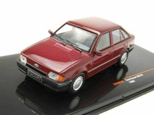 Schaalmodel Ford Escort MK IV 1988 rood, Ophalen of Verzenden, Nieuw, Auto