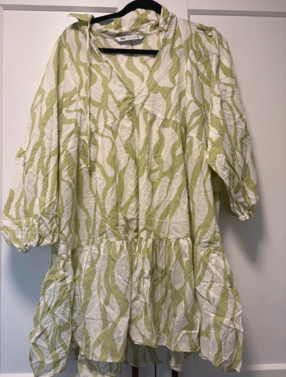 Zara jurk (XL), Ophalen of Verzenden, Zo goed als nieuw, Maat 46/48 (XL) of groter, Groen