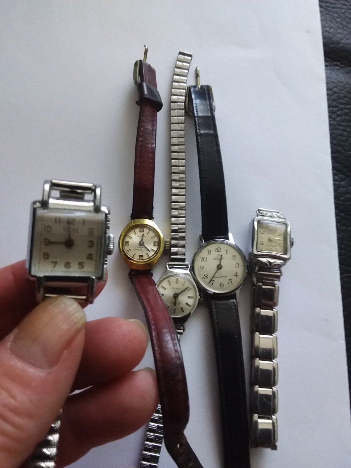 5 oude horloges,, Ophalen of Verzenden, Gebruikt, Overige merken